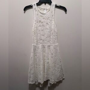 City Studio White Graduation Dress